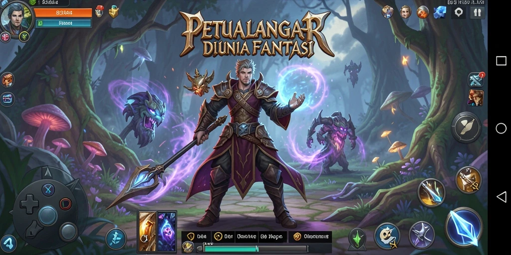 Tampilan gameplay RPG yang menarik dan penuh aksi.