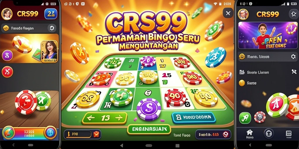 Tampilan seru gameplay Bingo di CR99 dengan banyak angka dan kejutan.