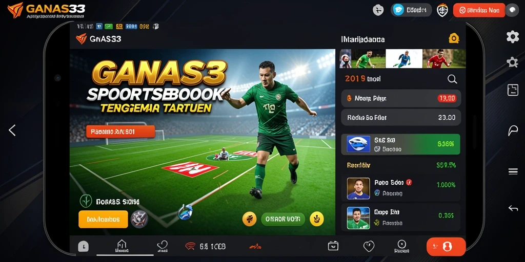 Tangkapan layar dari gameplay taruhan di GANAS33.