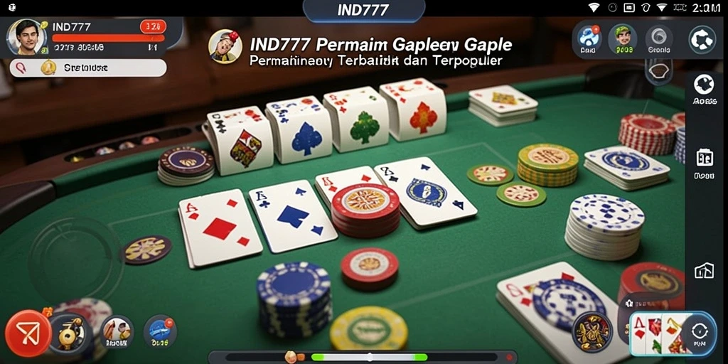Tangkap momen seru bermain Gaple di IND777.