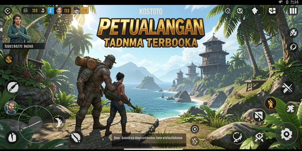 Gameplay seru KOSTOTO dalam dunia terbuka yang luas.