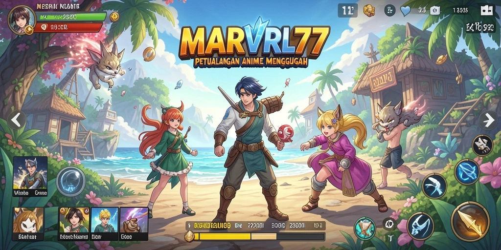 Tampilan gameplay MARVRL77 yang memukau dan penuh aksi.