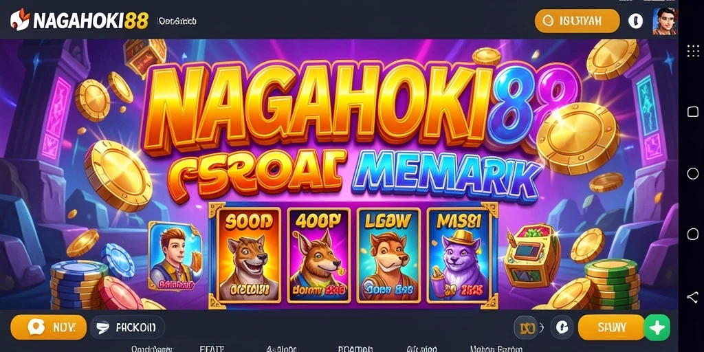 Screenshot gameplay NAGAHOKI88 dengan tema Slot yang menarik.