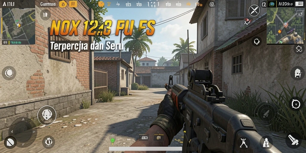 Screenshot utama gameplay NOX123 yang mendebarkan dan penuh aksi.
