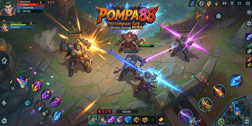 Tangkapan layar gameplay POMPA88 yang penuh aksi dan strategi.