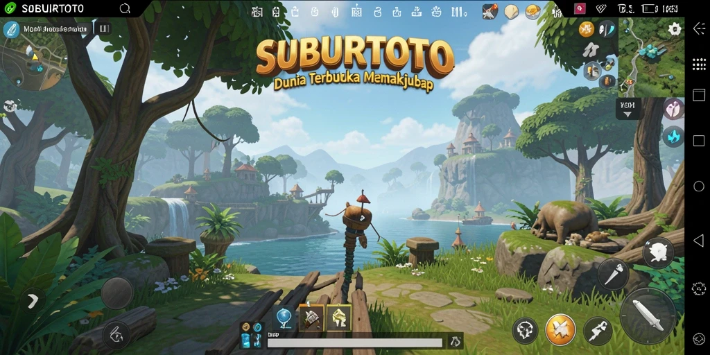 Tampilan gameplay menarik di dunia terbuka SUBURTOTO.